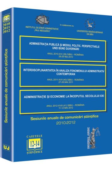Sesiunea anuala de comunicari stiintifice 2010-2012