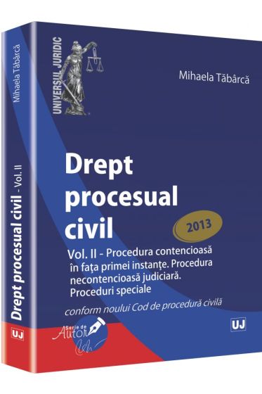 Drept procesual civil. Vol. II