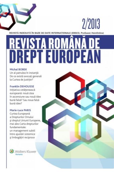 Revista Romana de Drept European nr. 2/2013