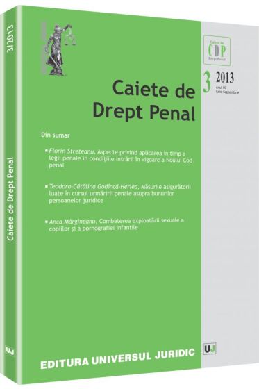 Caiete de Drept Penal nr. 3/2013