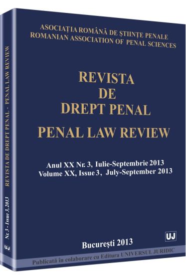 Revista de Drept Penal nr. 3/2013