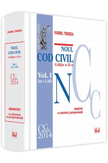 Noul Cod civil. Vol. I. ( Art. 1-1163) - Editia a 2-a