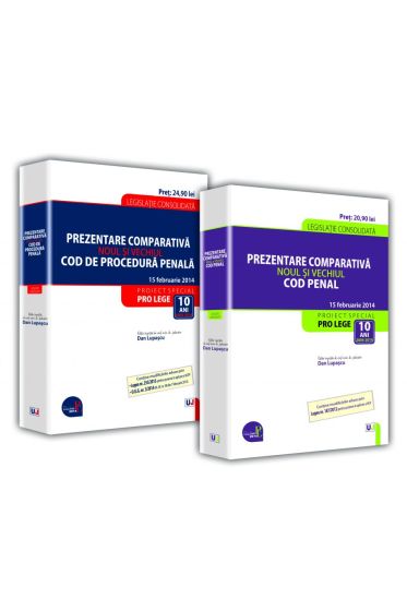 Prezentari comparative: Noile si vechile Coduri penale si de procedura penala