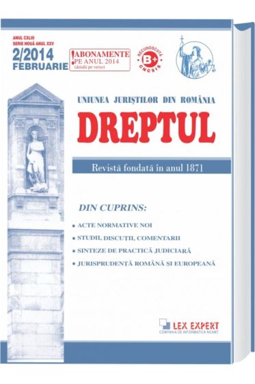 Revista Dreptul nr. 2/2014