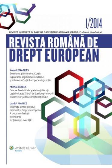 Revista Romana de Drept European nr. 1/2014