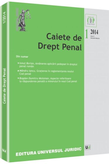 Caiete de Drept Penal nr. 1/2014
