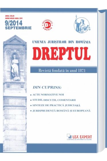 Revista Dreptul nr. 9/2014