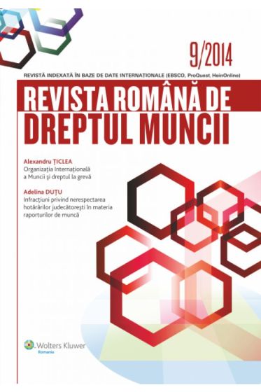 Revista Romana de Dreptul Muncii nr. 9/2014
