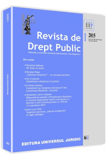 Revista de Drept Public nr. 1/2015
