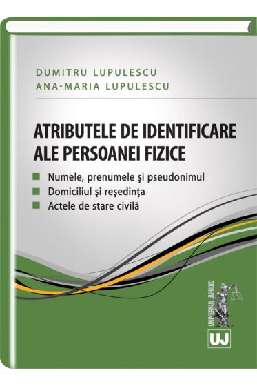 Atributele de identificare ale persoanei fizice