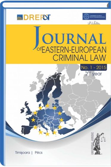 Journal Of Eastern European Criminal Law Issue 1/2015