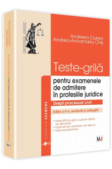 Teste-grila. Drept procesual civil. Editia a II-a
