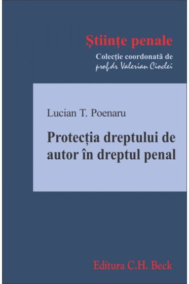 Protectia dreptului de autor in dreptul penal