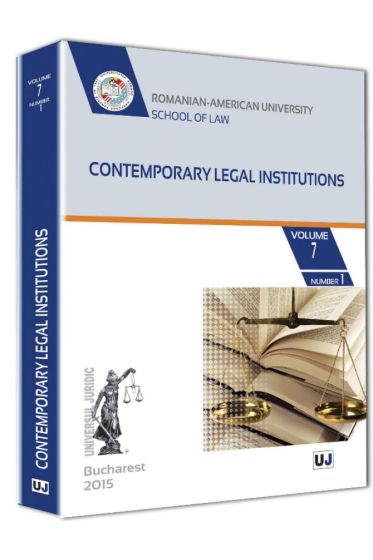 Contemporary legal institutions vol. 7 nr. 1