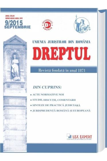 Revista Dreptul nr. 9/2015