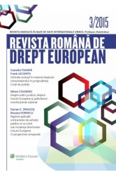 Revista Romana de Drept European nr. 3/2015