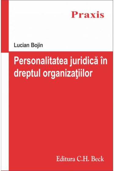 Personalitatea juridica in dreptul organizatiilor