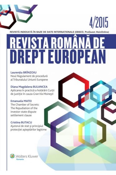 Revista Romana de Drept European nr. 4/2015