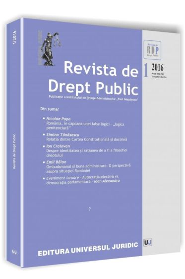 Revista de drept public nr. 1/2016