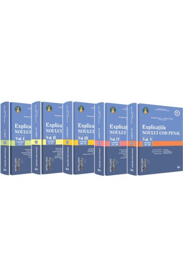 Oferta pachet Explicatiile noului Cod penal. Vol I, II, III, IV, V