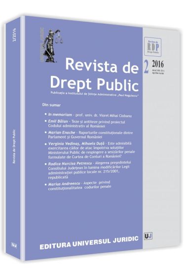 Revista de drept public nr. 2/2016