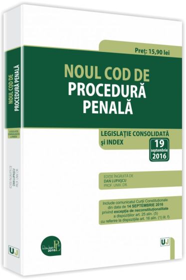 Noul Cod de procedura penala. Editie standard