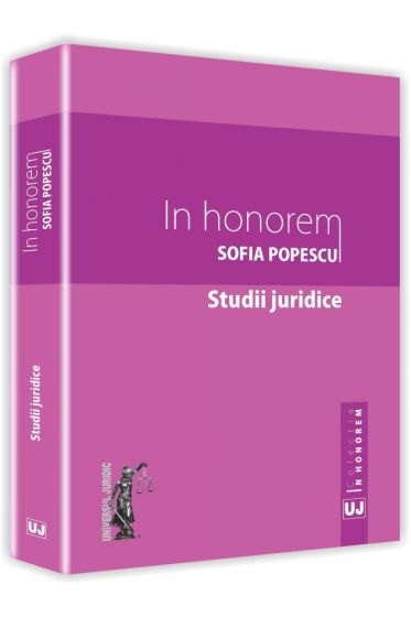 In honorem - Sofia Popescu
