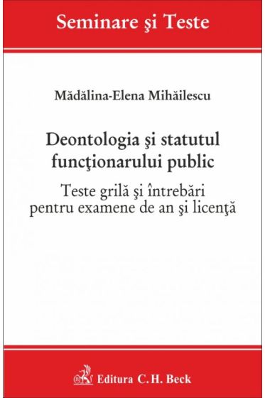 Deontologia si statutul functionarului public