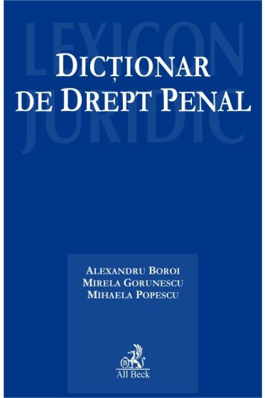 Dictionar de drept penal