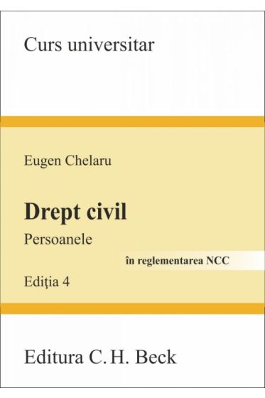 Drept civil. Persoanele. Editia 4