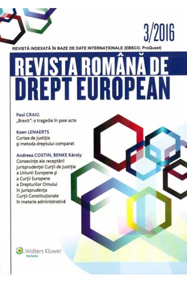 Revista Romana de Drept European nr. 3/2016