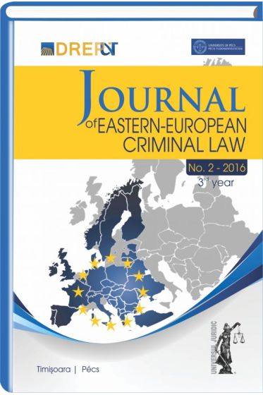 Journal Of Eastern European Criminal Law Issue 2/2016