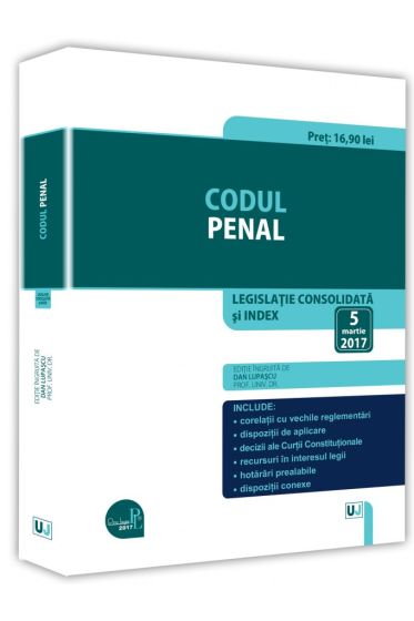 Codul penal. Editie tiparita pe hartie alba
