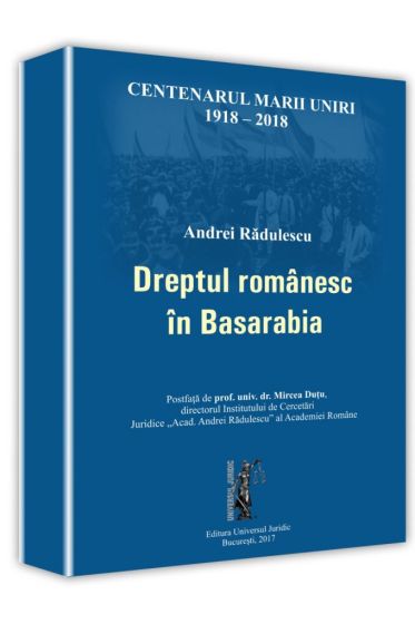 Dreptul romanesc in Basarabia