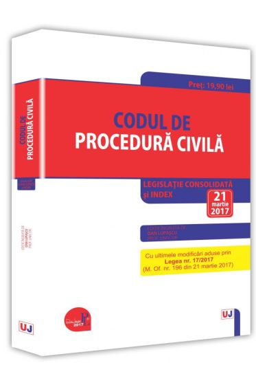 Codul de procedura civila. Editie tiparita pe hartie alba