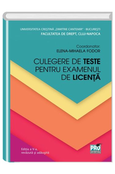 Culegere de teste pentru examenul de licenta