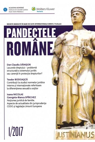 Pandectele Romane 1/2017