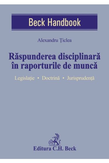 Raspunderea disciplinara in raporturile de munca