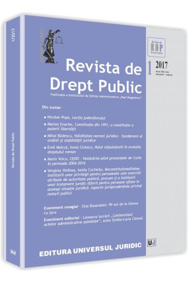 Revista de drept public nr. 1/2017