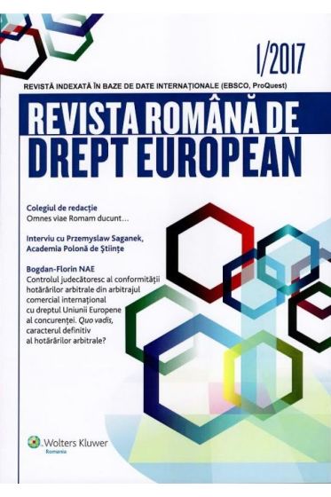 Revista Romana de Drept European nr. 1/2017