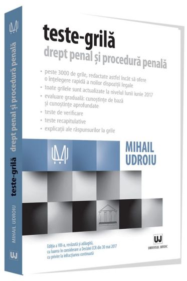 Teste-grila. Drept penal si procedura penala