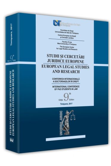 Studii si cercetari juridice europene
