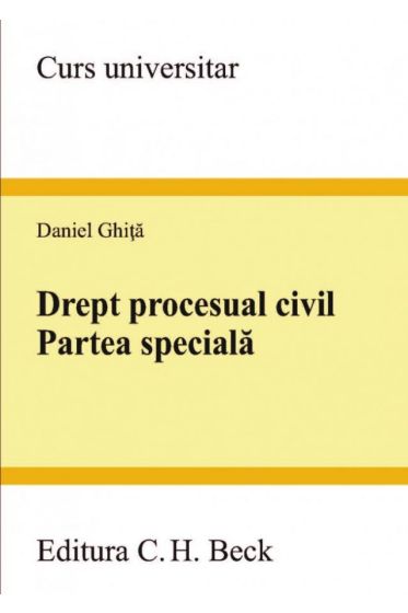 Drept procesual civil. Partea speciala