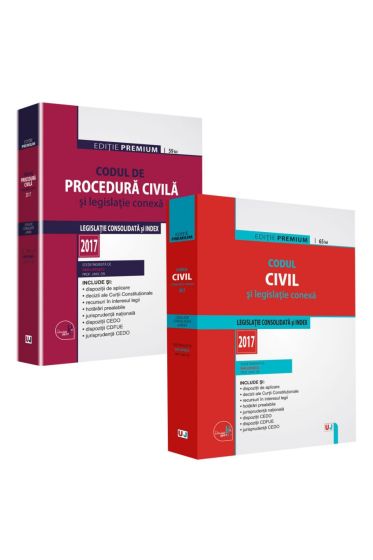 PACHET: Codul civil si Codul de procedura civila. Editie PREMIUM
