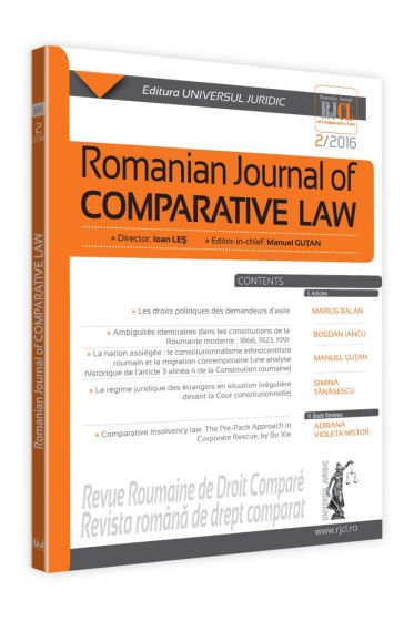 Romanian Journal of Comparative Law nr. 2/2016