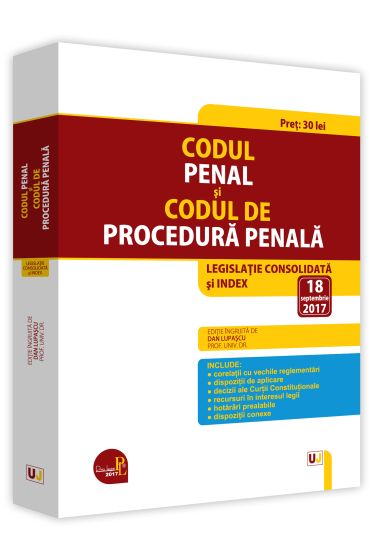 Codul penal si Codul de procedura penala. Editie tiparita pe hartie alba