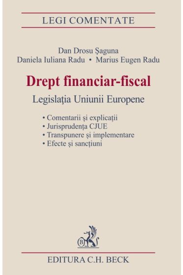 Drept financiar-fiscal. Legislatia Uniunii Europene