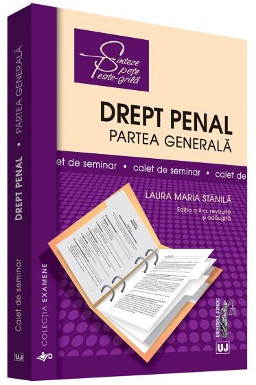 Drept penal. Partea generala. Caiet de seminar