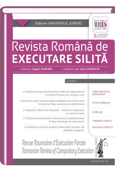 Revista romana de executare silita nr. 3/2017