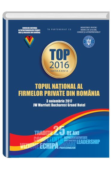 Topul national al firmelor private din Romania 2016 editia a XXV-a
